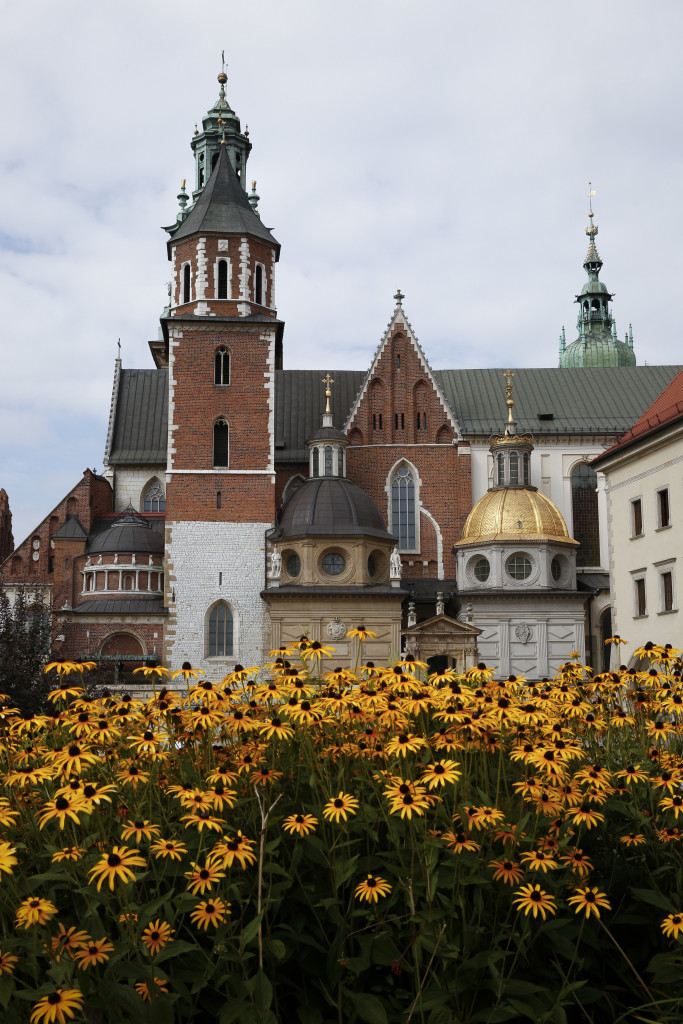 The Cathedral of Sts. Stanislaus and Wenceslas is situated next to the Royal Castle on Wawel Hill in Krakow, Poland. In this cathedral in 1946 St. John Paul II celebrated his first Mass as a priest. He was consecrated a bishop there in 1958 and installed the archbishop of Krakow in 1964. The presence of a church at this site dates back to around 1025. (CNS photo/Nancy Wiechec) See POLAND-WYD-KRAKOW Nov. 11, 2015.